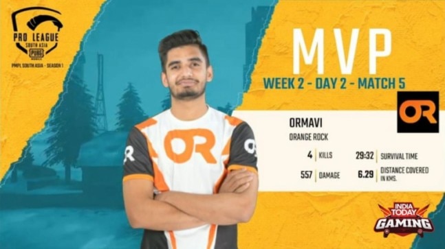 PMPL South Asia 2020 Week 2, Day 2: Orange Rock pip Elementrix to claim Chicken Dinner in Match 5